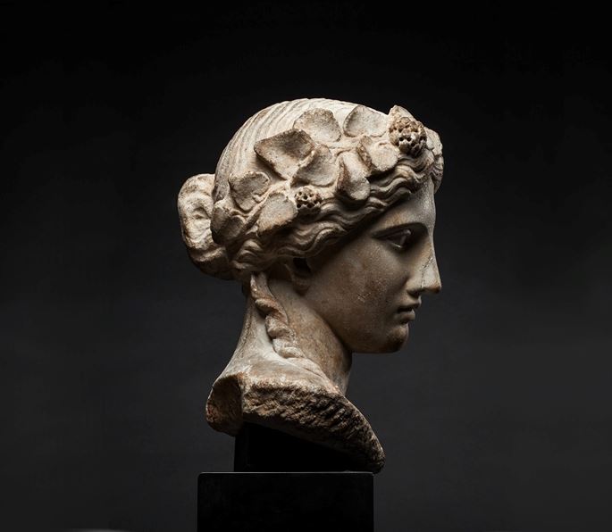 Head of Dionysus Crowned with Ivy Wreath | MasterArt